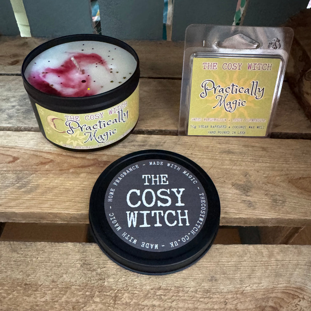 The Cosy Witch Practically Magic - LIMITED EDITION Candle / Wax Melt at Bibelot leek UK Stockist