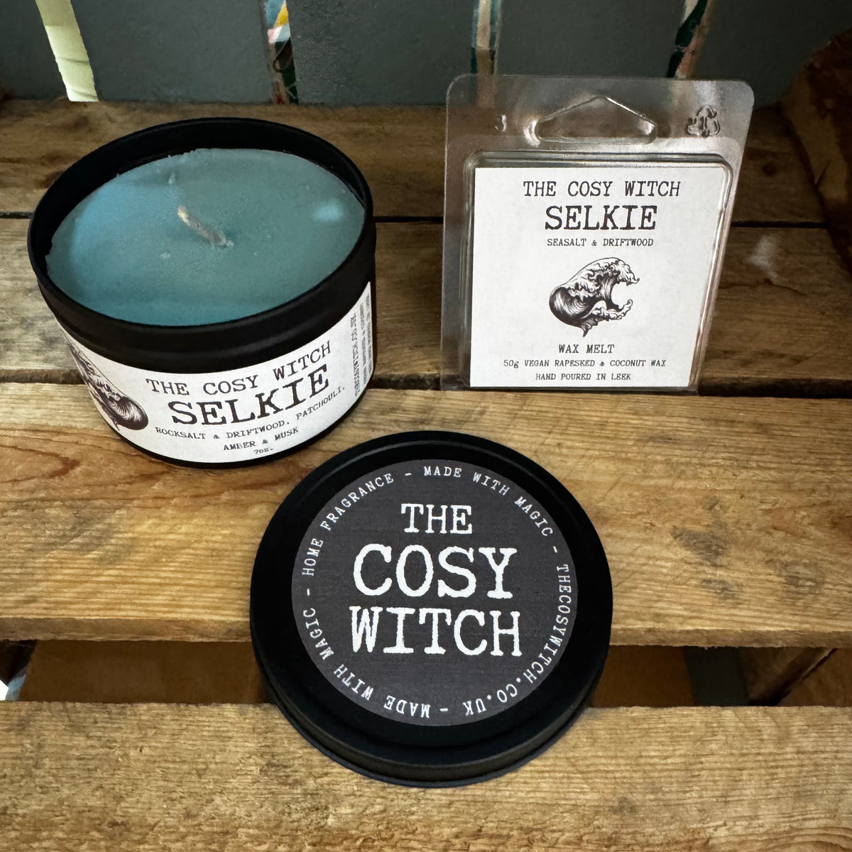 The Cosy Witch Selkie Candle / Wax Melt at Bibelot Leek UK Stockist