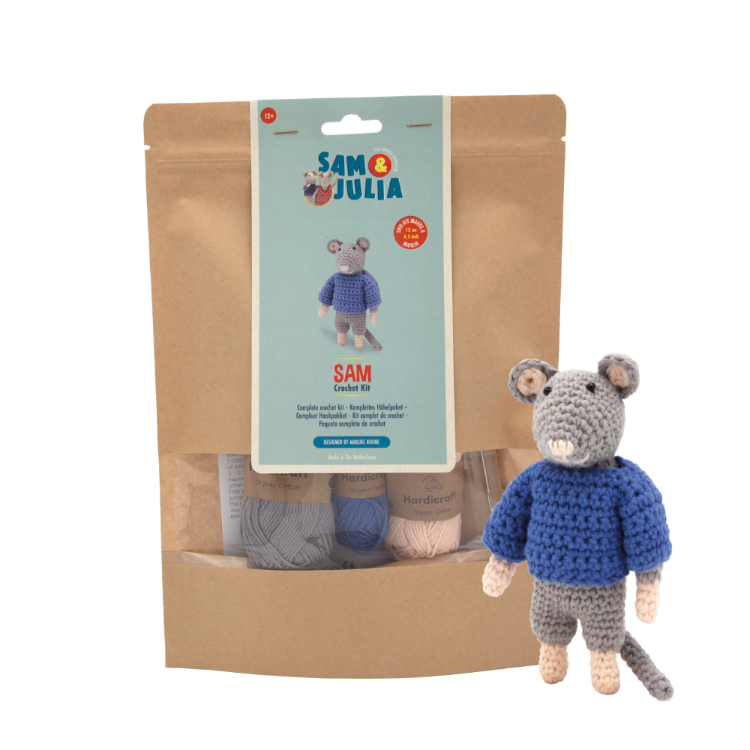 The Mouse Mansion Crochet Kit - Sam. Sam & Julia UK Stockist