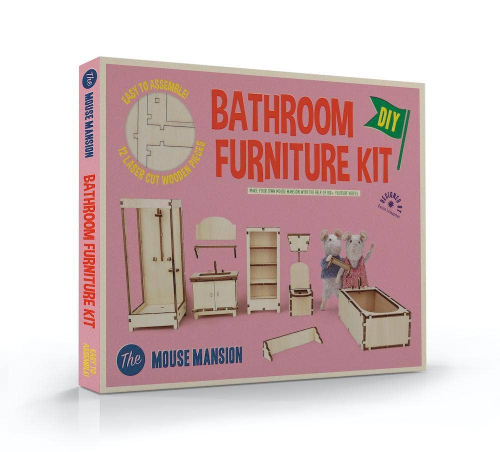 The Mouse Mansion Furniture Kit - Bathroom Sam & Julia UK Stockist