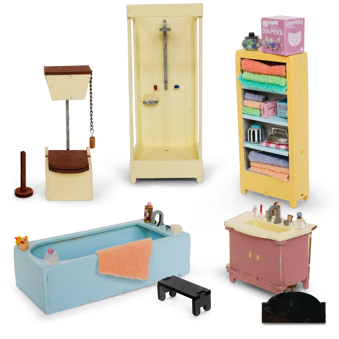 The Mouse Mansion Furniture Kit - Bathroom Sam & Julia UK Stockist