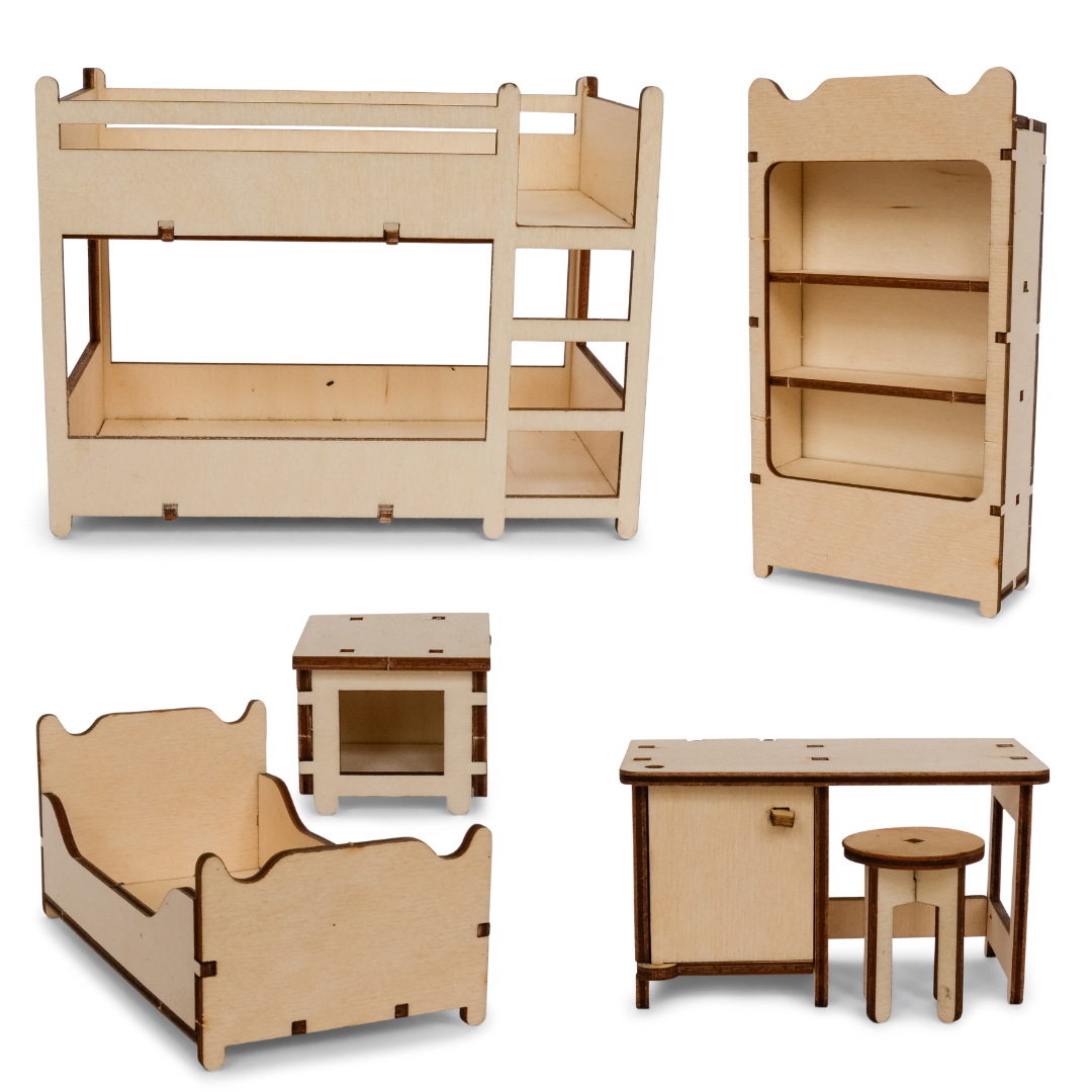The Mouse Mansion Furniture Kit - Kids Bedroom Sam & Julia UK Stockist