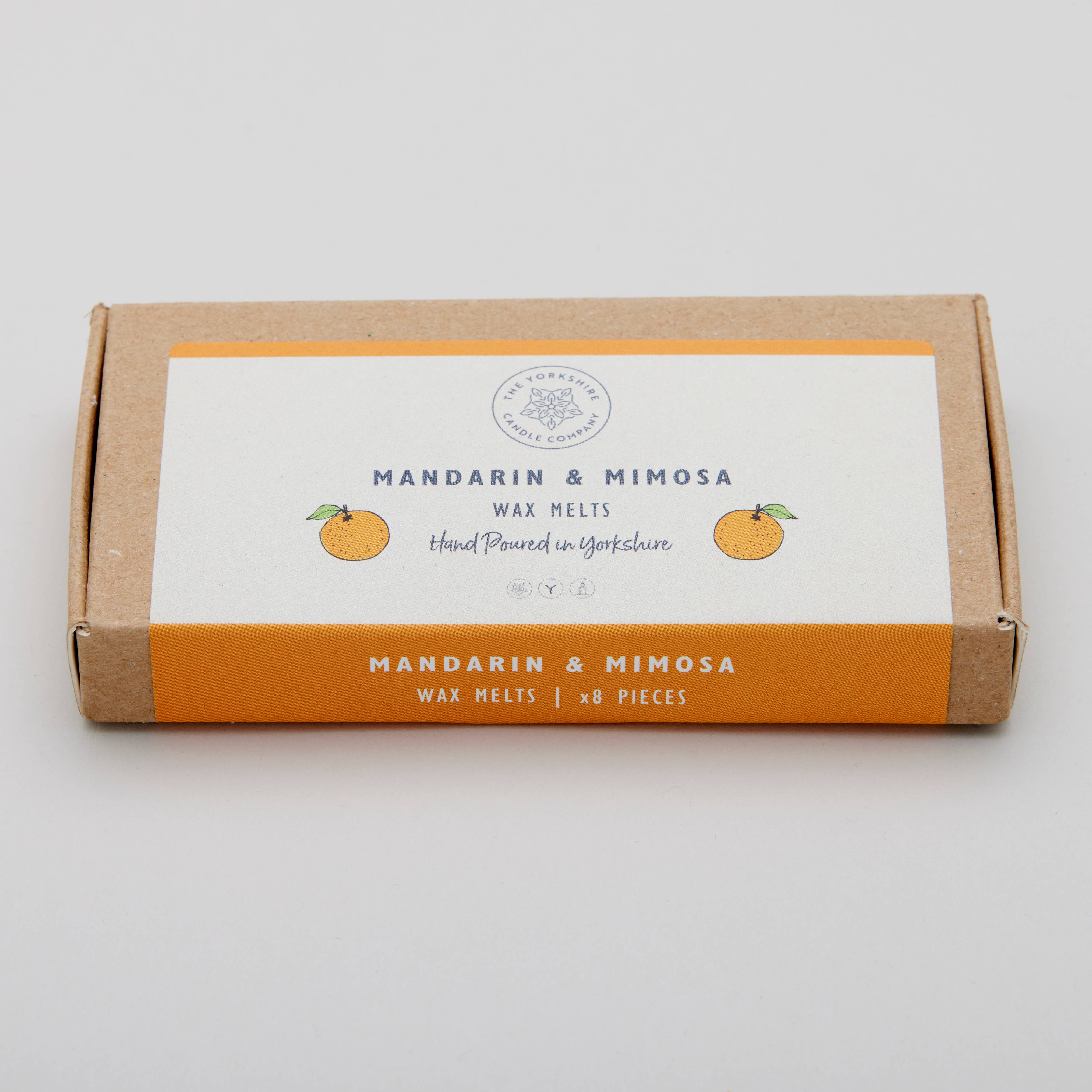 The Yorkshire Candle Company Mandarin & Mimosa Candle / Wax Melt at Bibelot Leek