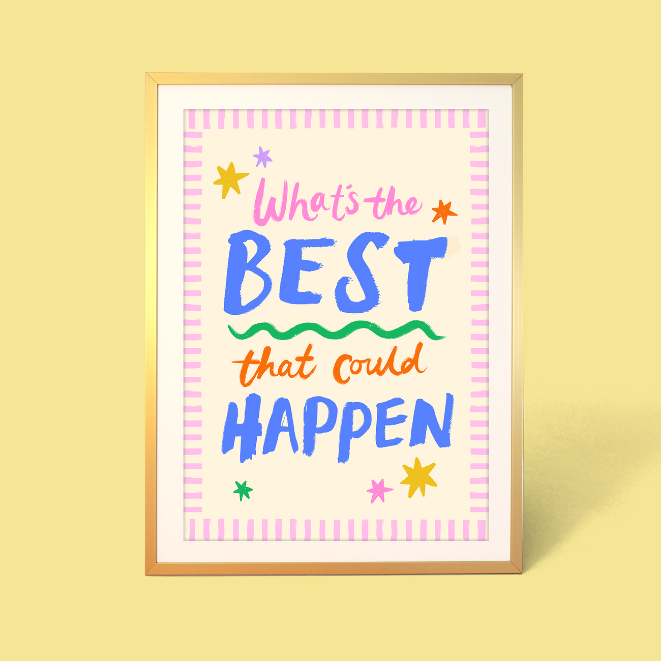 Eleanor Bowmer - What's The Best That Could Happen A3 Print Bibelot Leek UK Stockist