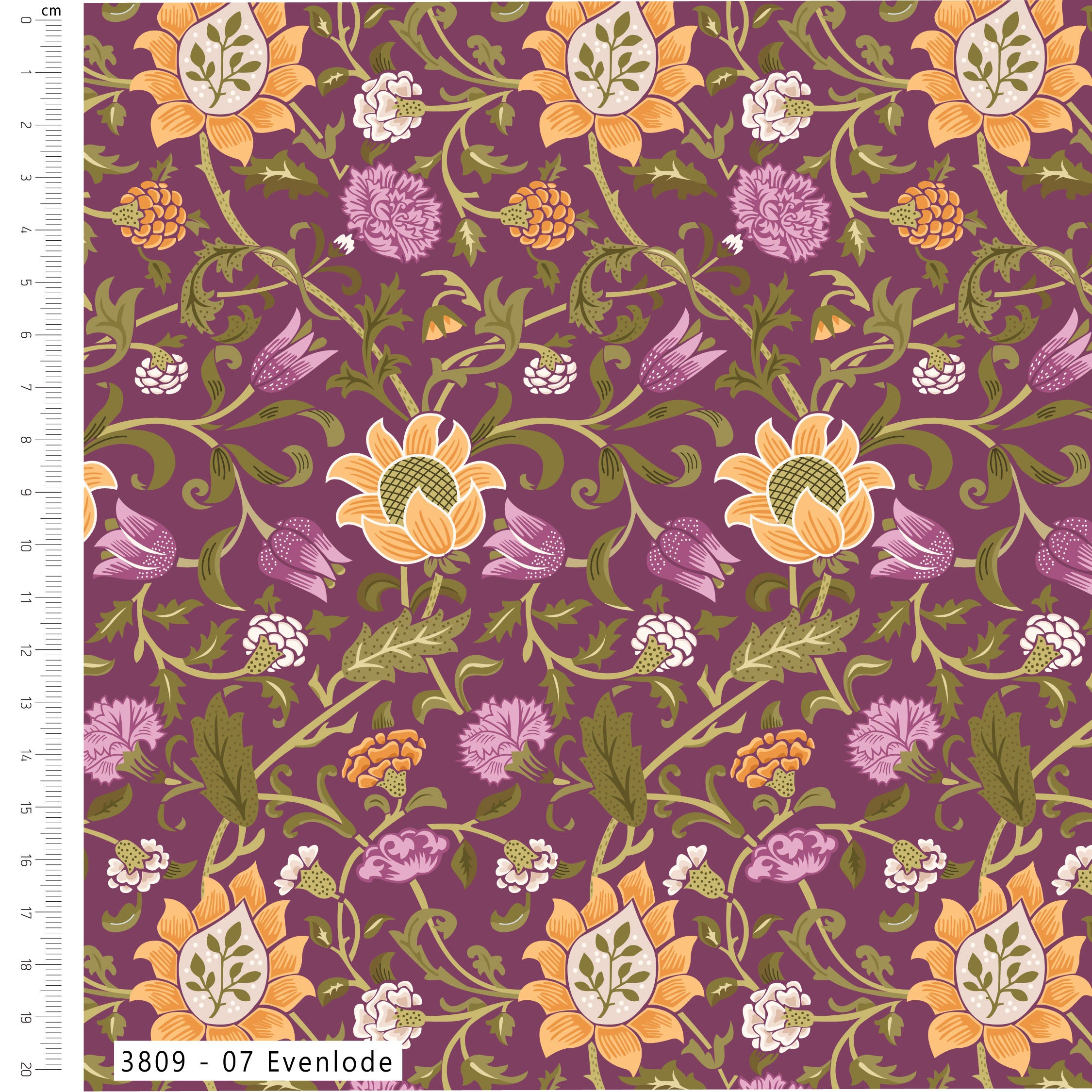 V&A William Olive Orchard - Evenlode 3809-07 at Bibelot Leek UK Stockist