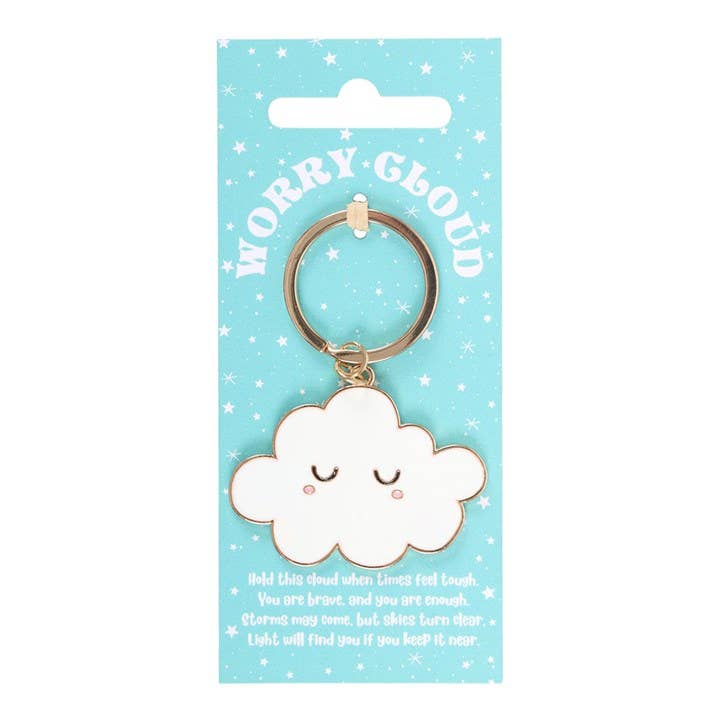 Worry Cloud Keyring at Bibelot Leek
