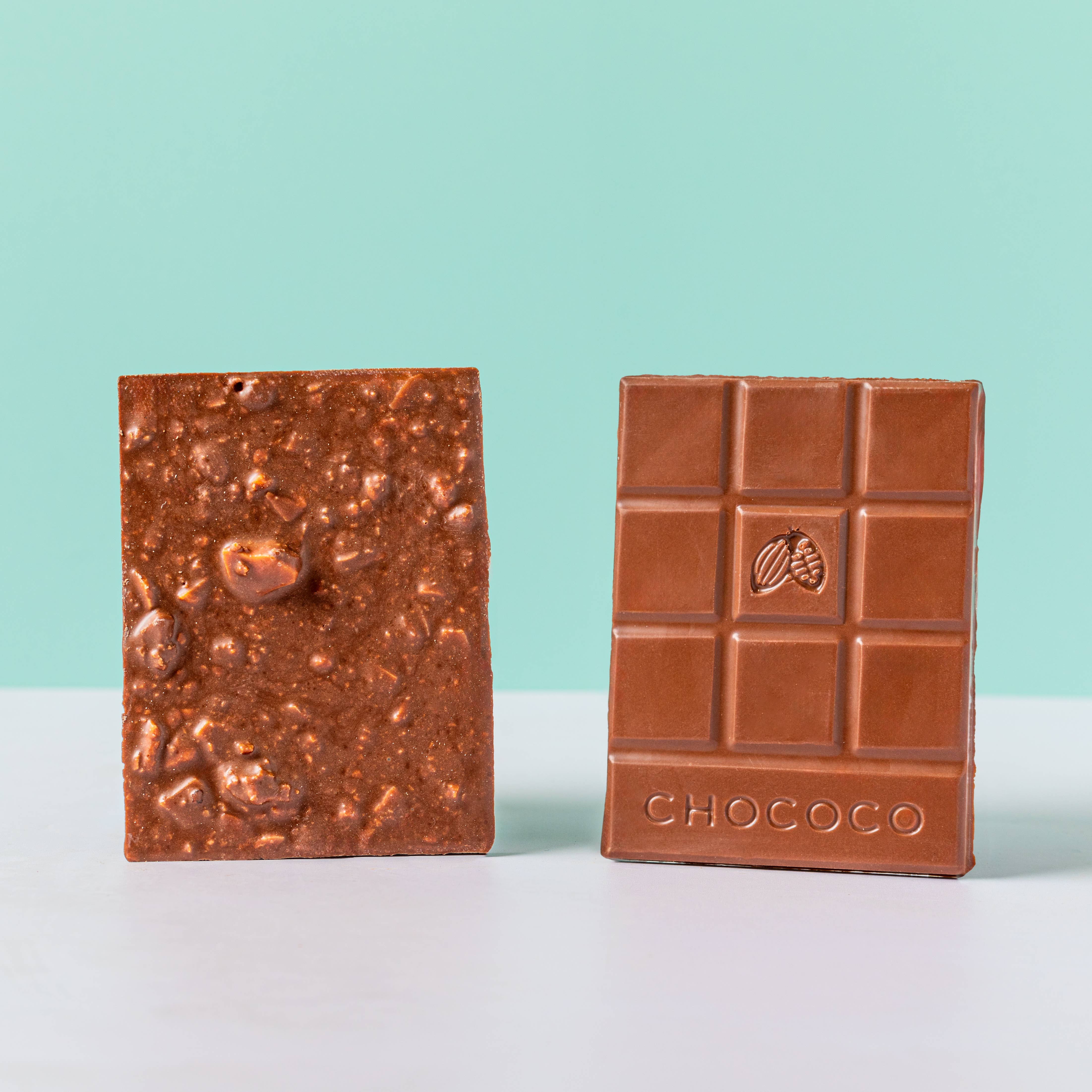 Chococo Heavenly Honeycombe 47% Milk Chocolate Bar with honeycombe pieces Bibelot Leek