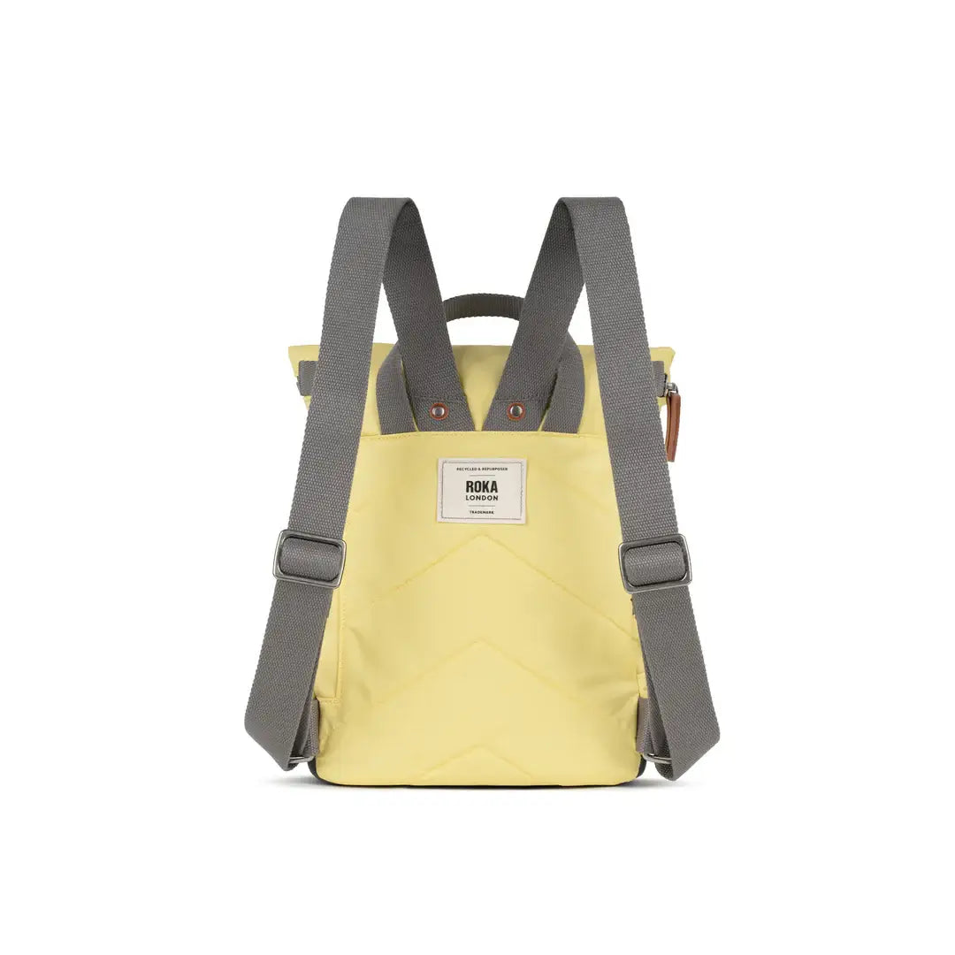 Roka Backpack Small Canfield B Recycled Nylon: Citron image 3