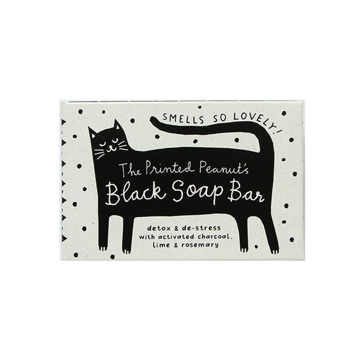 Black Cat Charcoal Natural Handmade Soap Bar at Bibelot Leek