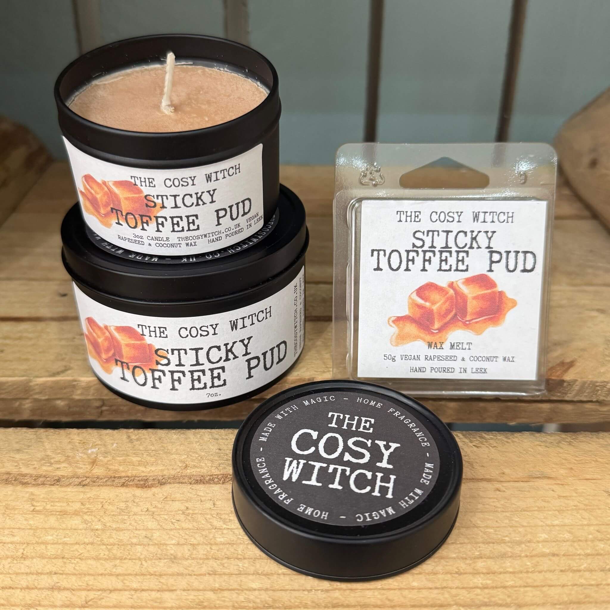 The Cosy Witch Sticky Toffee Pud Candle / Wax Melt image 0