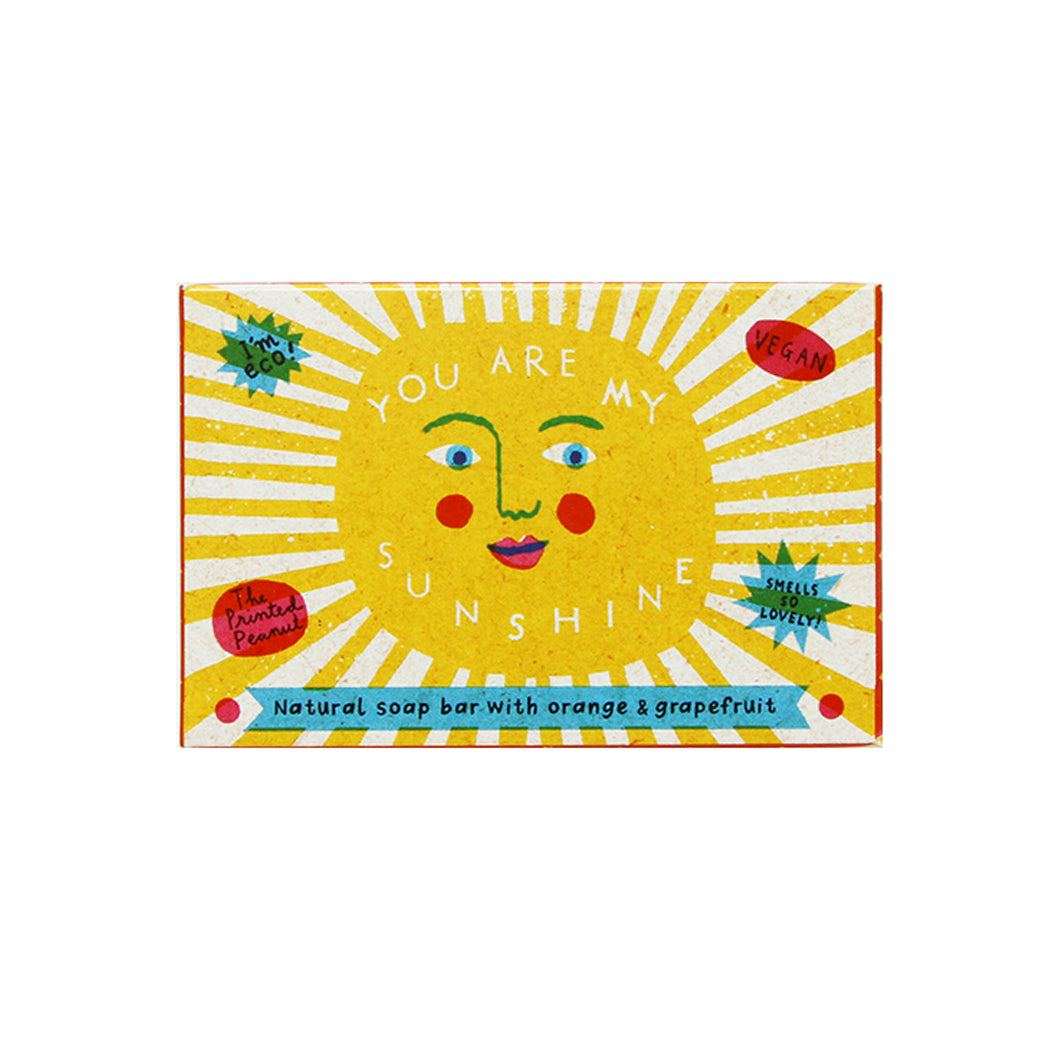 Sunshine Orange & Grapefruit Natural Handmade Soap Bar at Bibelot Leek