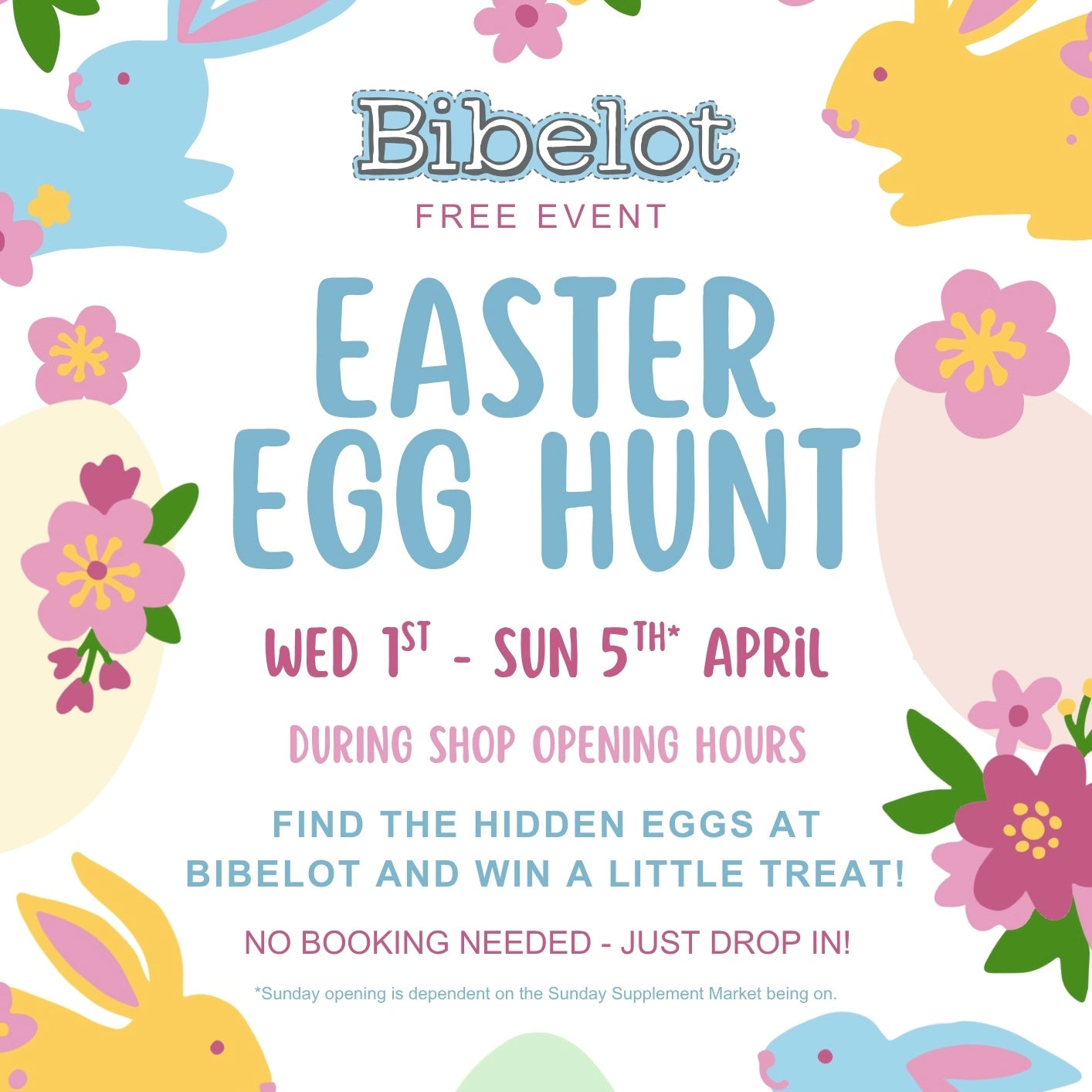FREE Easter Egg Hunt in Leek at Bibelot 🐣 | Easter Activities for Kids