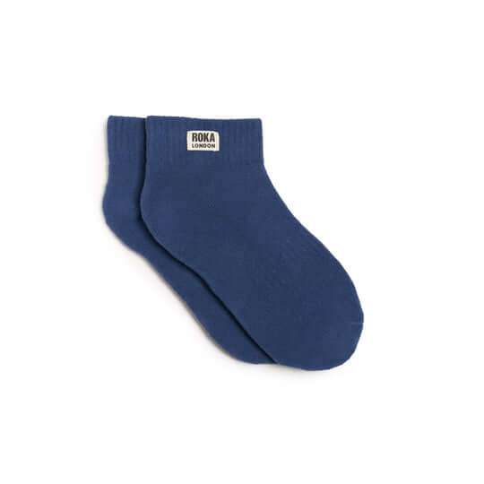 Roka Wembley Socks: 24 Colours - Coastal Blue image