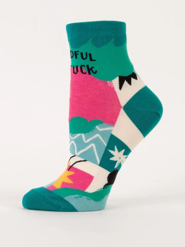 Blue Q 'Mindful as Fuck' Women's Ankle Socks image 2