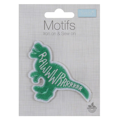 Iron-On Motif: Roar Dinosaur image 1