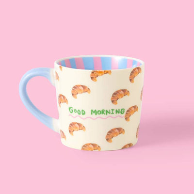 Eleanor Bowmer - Good Morning Croissant Mug Bibelot Leek, UK Stockist