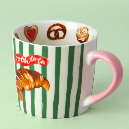 Eleanor Bowmer - Oooh La La Croissant Mug image 2
