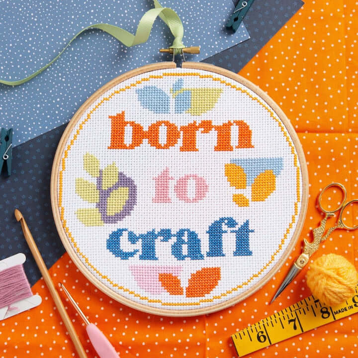 Born to Craft Cross Stitch Kit image 2