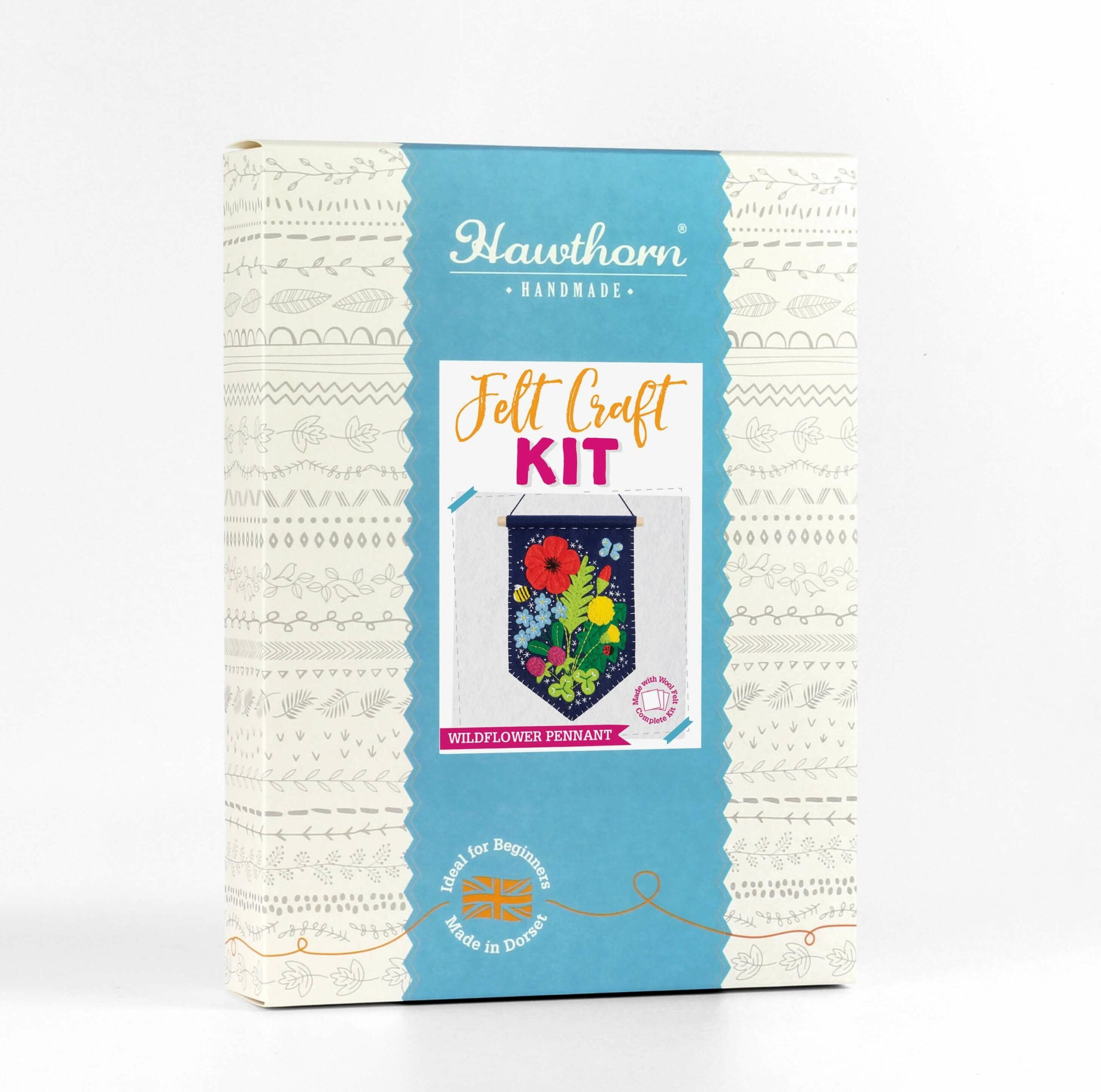 Wildflower Pennant Felt Craft Kit image 1