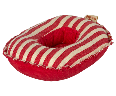 Maileg Rubber Boat, Small Mouse - Red Stripe at Bibelot Leek