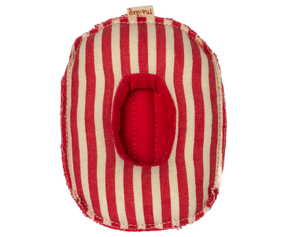 Maileg Rubber Boat, Small Mouse - Red Stripe at Bibelot Leek