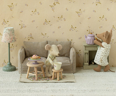 Maileg Fireplace, Mouse - Off White Bibelot Leek UK Stockist