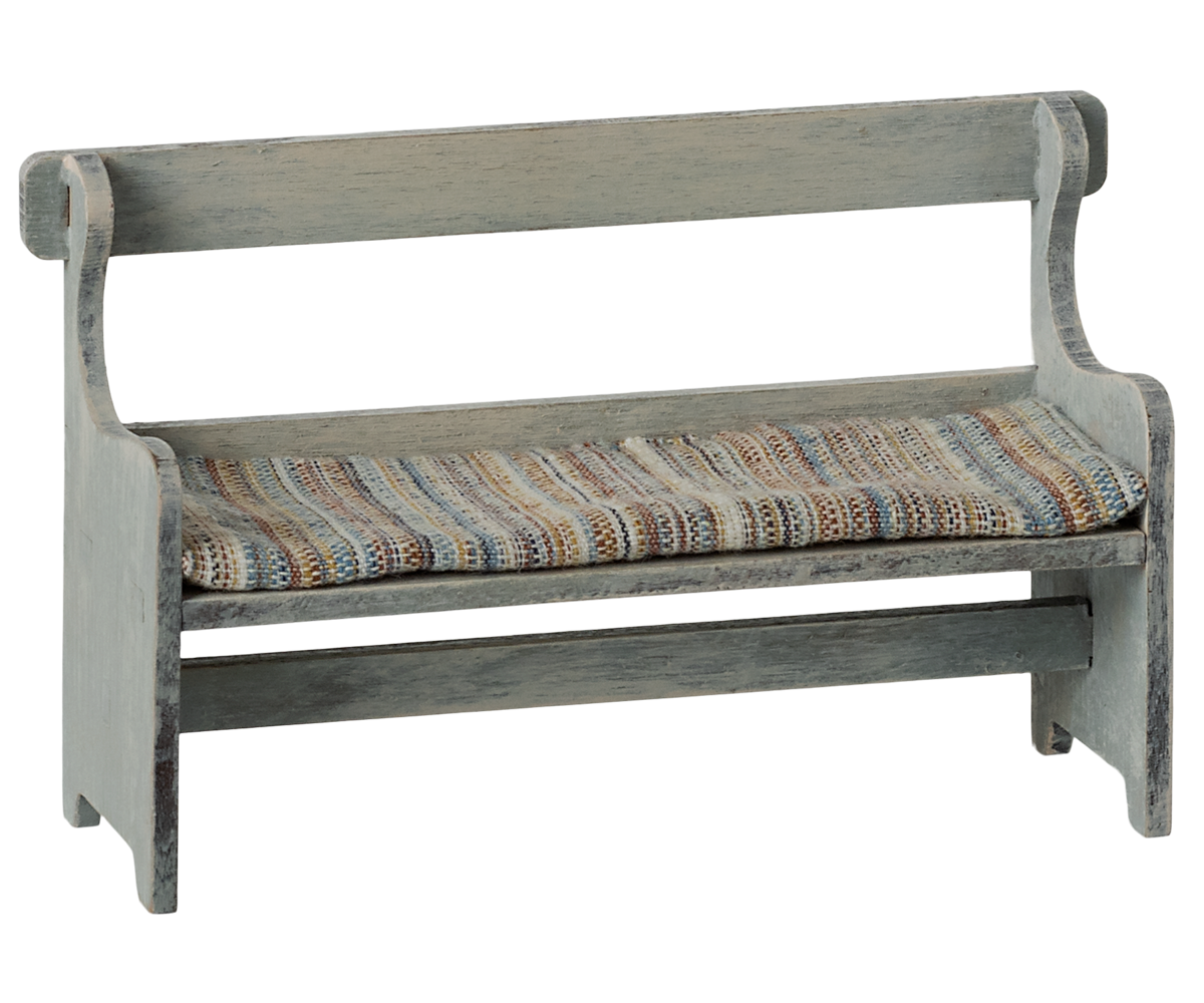 Maileg Bench, Mouse - Vintage Off White
