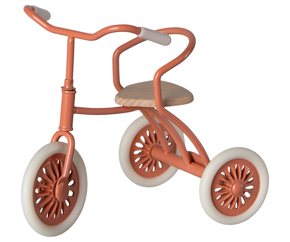Maileg Abri à Tricycle. Mouse - Coral at Bibelot Leek