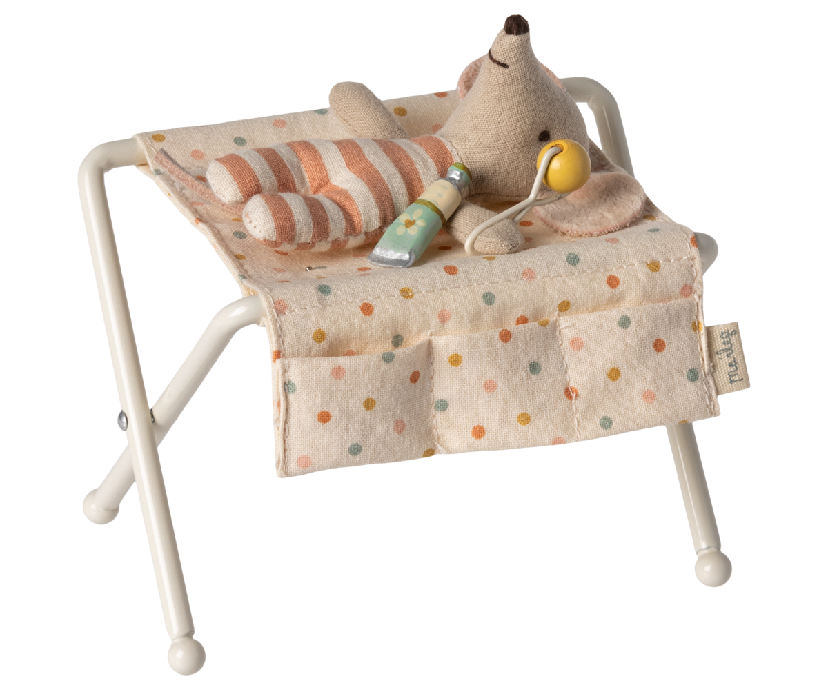 Maileg Nursery Table, Baby Mouse - Off White at Bibelot Leek UK Stockist