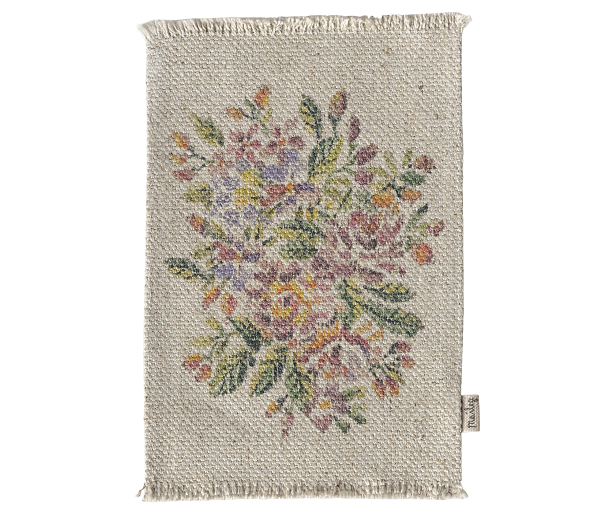 Maileg Rug, Miniature, Medium - Flowers UK stockist