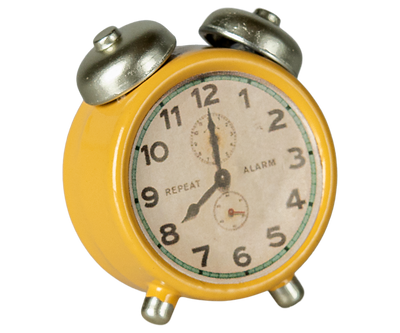 Maileg Alarm Clock, Mouse - Yellow
