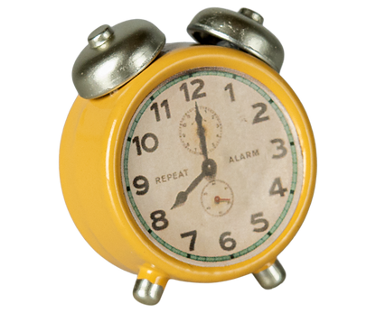Maileg Alarm Clock, Mouse - Yellow