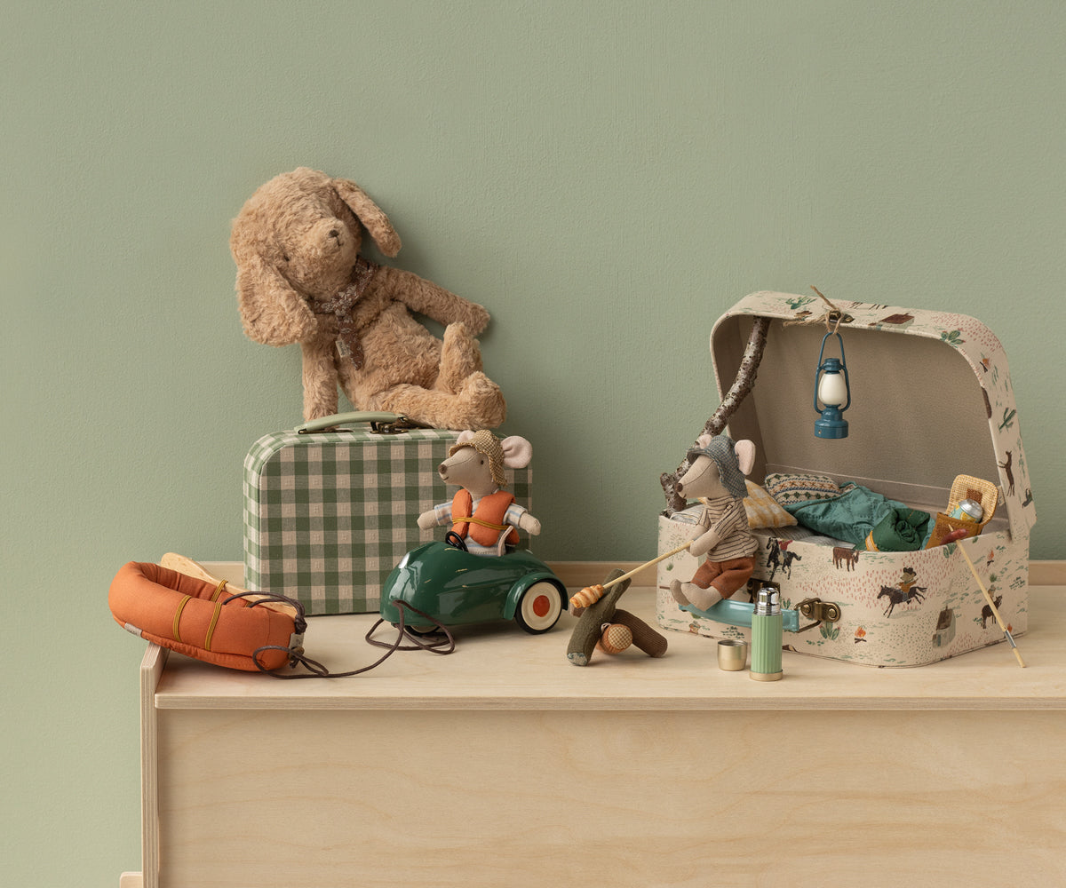 Maileg Car, Mouse - Dark Green