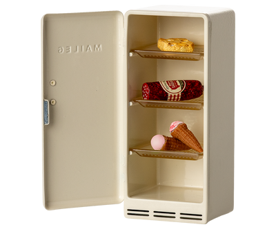 Maileg Fridge, Mouse - Off White