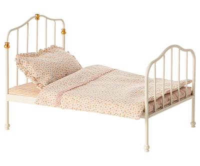 Maileg Vintage Bed, Mouse - Off White at Bibelot Leek