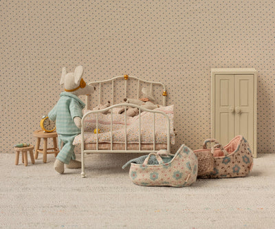 Maileg Vintage Bed, Mouse - Off White at Bibelot Leek