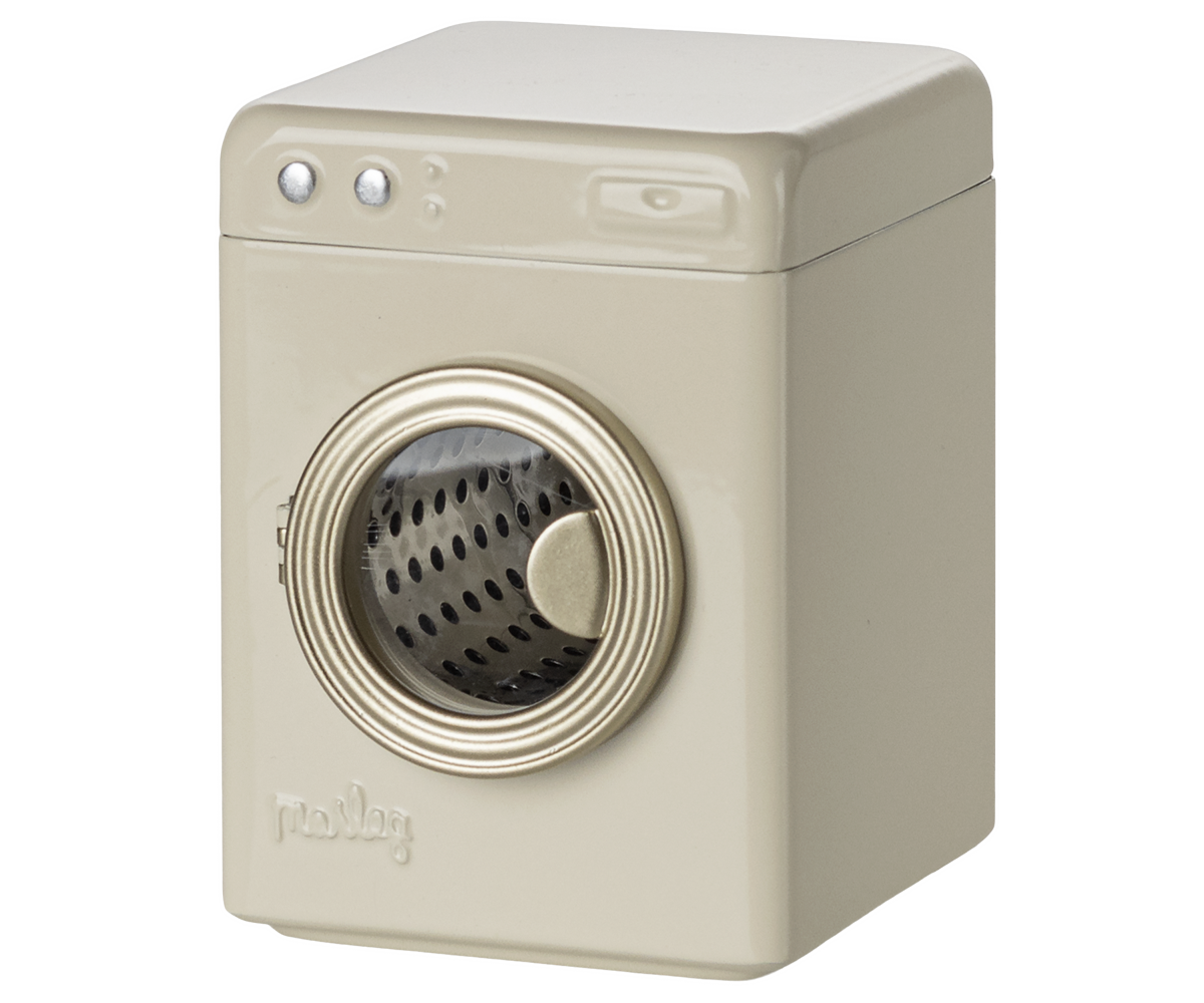 Maileg Washing Machine, Mouse - Off White