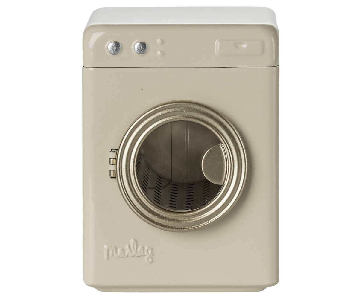 Maileg Washing Machine, Mouse - Off White