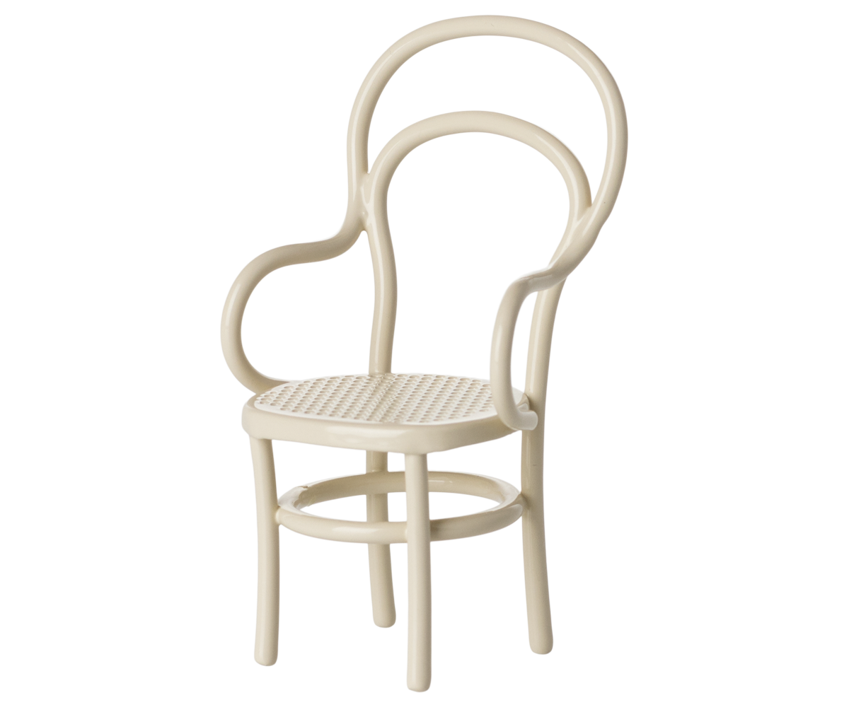 Maileg Vintage Chair, Mouse - Off White at Bibelot Leek UK Stockist