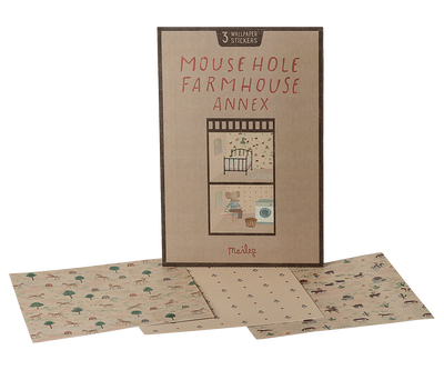 Maileg Wallpaper, Mouse Hole Farmhouse - Annex at Bibelot Leek