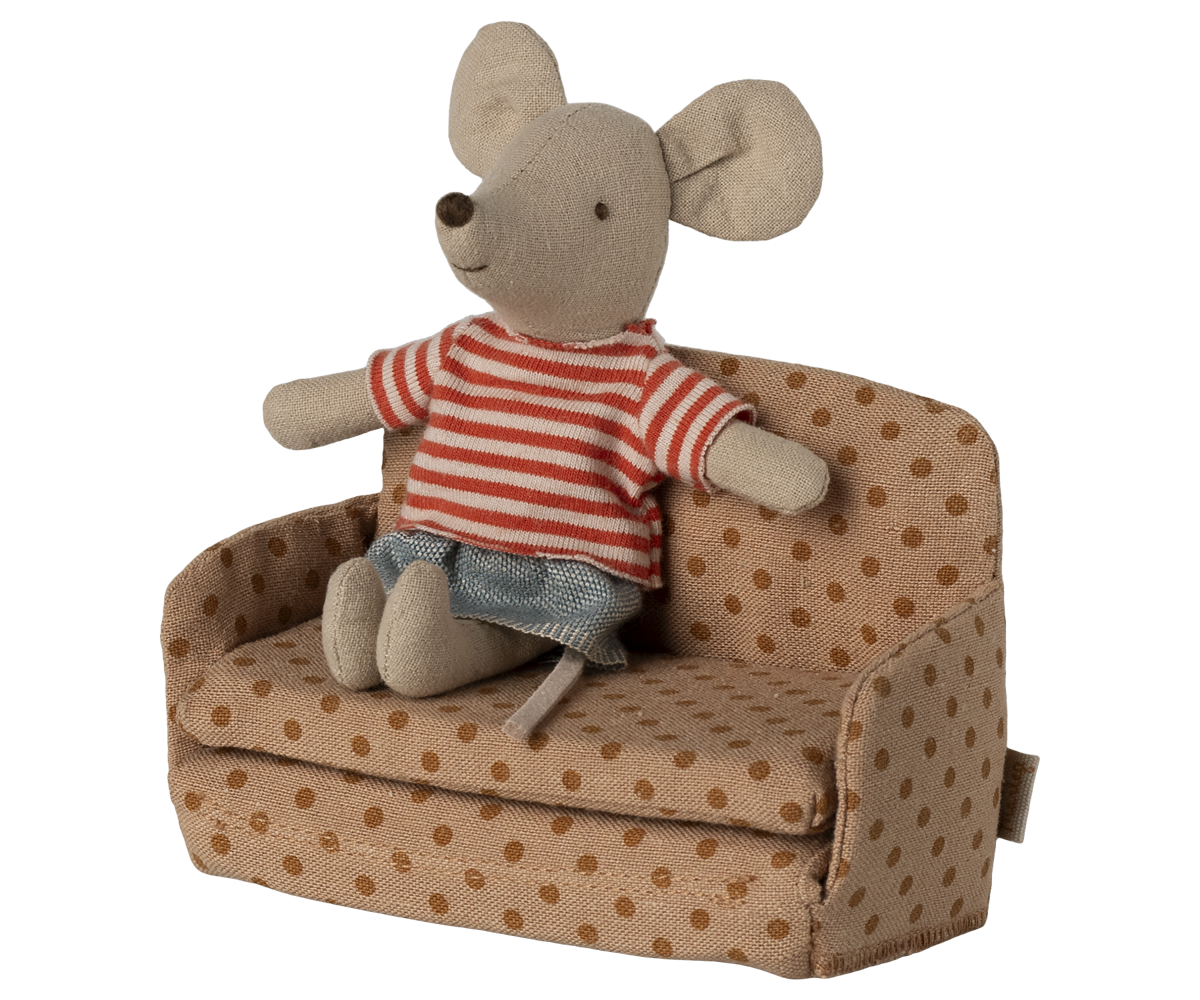 Maileg Sofa Bed, Mouse - Dots