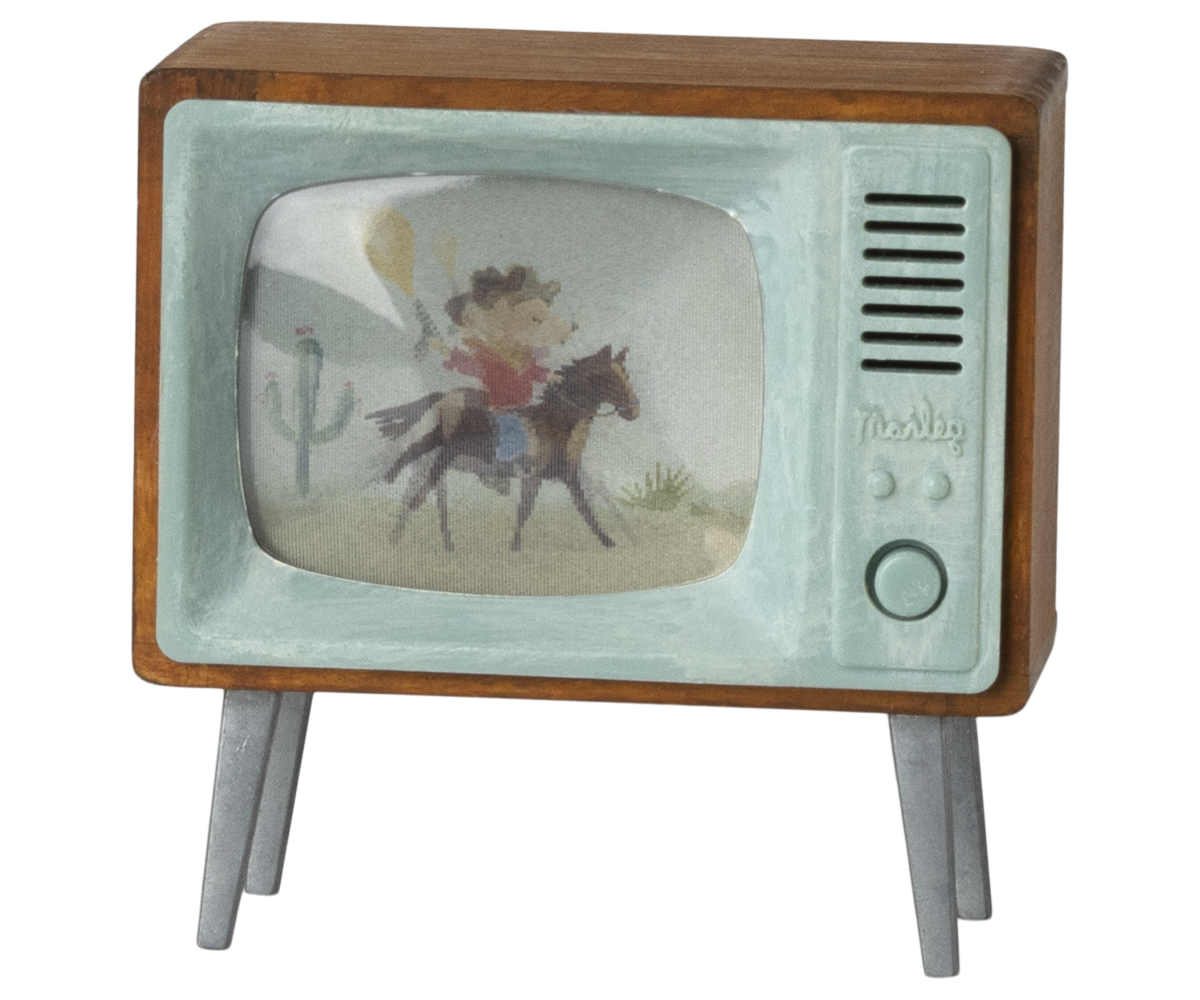 Maileg Television, Mouse at Bibelot Leek UK Stockist