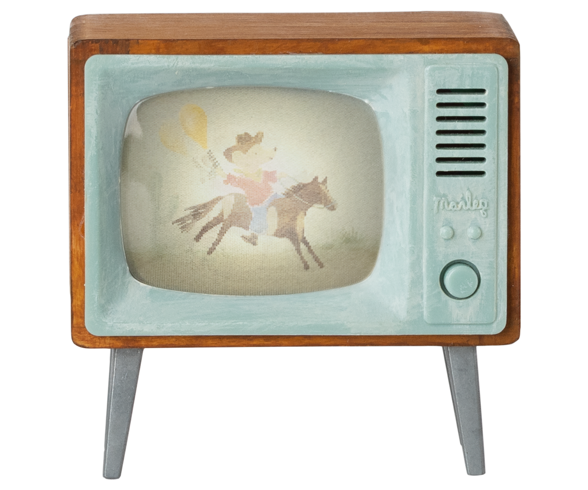 Maileg Television, Mouse at Bibelot Leek UK Stockist