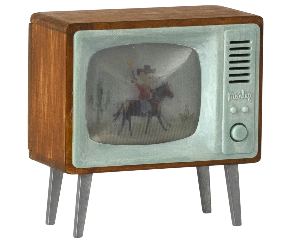 Maileg Television, Mouse at Bibelot Leek UK Stockist