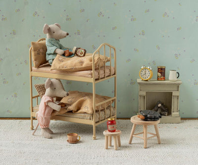 Maileg Fireplace, Mouse - Off White at Bibelot Leek UK Stockist