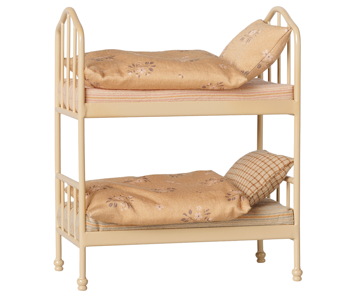 Maileg Bunk Bed, Mouse - Wheat at Bibelot leek UK Stockist