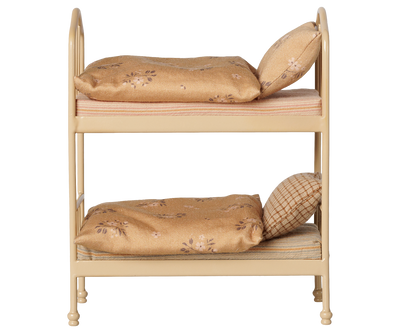 Maileg Bunk Bed, Mouse - Wheat at Bibelot leek UK Stockist