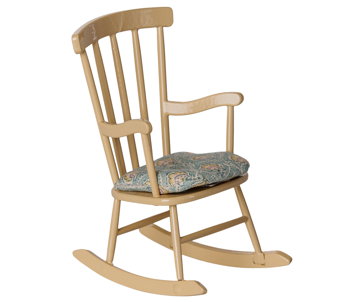 Maileg Rocking Chair, Mouse - Wheat at Bibelot Leek UK Stockist