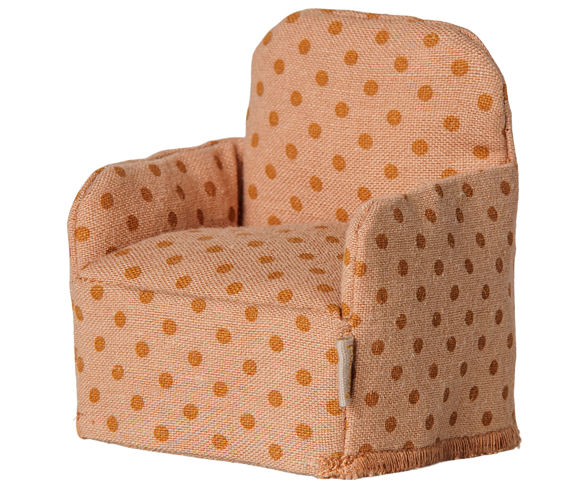 Maileg Folding Chair, Mouse - Dots at Bibelot Leek UK Stockist