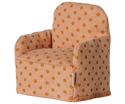Maileg Folding Chair, Mouse - Dots at Bibelot Leek UK Stockist
